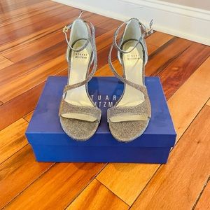 Stuart Weitzman sparkly sandals